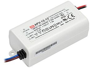 Zasilacz impulsowy do diod LED 15W 15VDC 1A 90÷264VAC IP30 Zasilacz impulsowy do diod LED 15W 15VDC 1A 90÷264VAC IP30