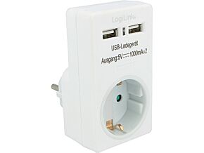 Zasilacz impulsowy 5VDC 2A USB A gniazdo x2 10W 0÷40°C Zasilacz impulsowy 5VDC 2A USB A gniazdo x2 10W 0÷40°C