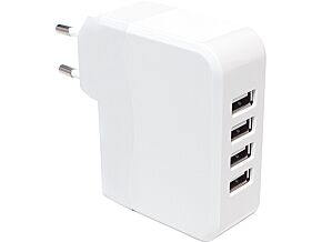 Zasilacz impulsowy 5VDC 4,9A USB A gniazdo x4 24,5W