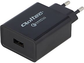Zasilacz impulsowy 5/9/12VDC 3A QOLTEC USB 18W 220÷240VAC