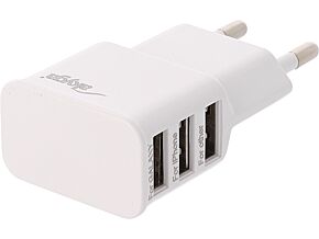 Zasilacz impulsowy 5VDC 3,1A AKYGA USB x3 15,5W Zasilacz impulsowy 5VDC 3,1A AKYGA USB x3 15,5W