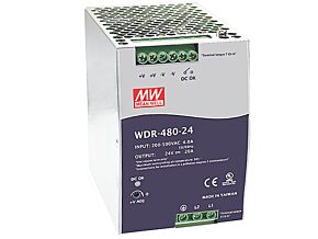 Zasilacz impulsowy 480W 24VDC 24÷28VDC 20A 180÷550VAC 1,7kg