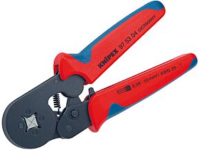 Zaciskarka Knipex do końcówek tulejkowych izolowanych 0,08-10mm2 Zaciskarka Knipex do końcówek tulejkowych izolowanych 0,08-10mm2