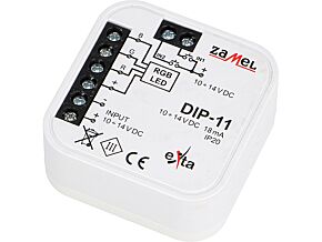Moduł ZAMEL sterownik RGB Montaż dopuszkowy IP20 60mW -10÷55°C Moduł ZAMEL sterownik RGB Montaż dopuszkowy IP20 60mW -10÷55°C