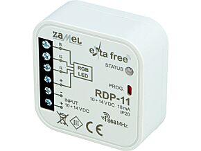 Moduł ZAMEL sterownik RGB Montaż dopuszkowy IP20 Masa:27g 220mW Moduł ZAMEL sterownik RGB Montaż dopuszkowy IP20 Masa:27g 220mW