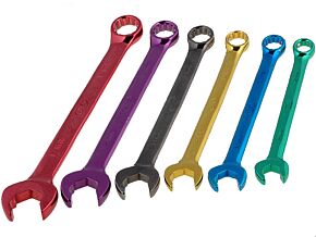 Zestaw 6 kluczy płasko-oczkowych szybkich Zestaw 6 kluczy płasko-oczkowych szybkich