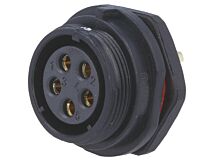 Gniazdo żeńskie WEIPU SP21 5PIN IP68 lutowanie 500V 4mm2 30A