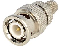 Adapter SMA żeński - BNC męski złocony