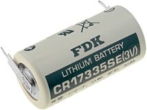 Bateria litowa 3V FDK CR17335 2pin fi17x33,5mm 1800mAh