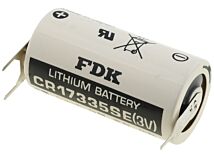 Bateria litowa FDK 3V 2/3A,2/3R23 1800mAh 3pin, biegun dodatni 2pin