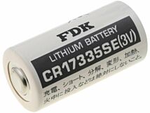 Bateria litowa 3V FDK 2/3A,2/3R23 fi17x33,5mm 1800mAh