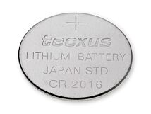 Bateria litowa 3V/90mAh pastylkowa Tecxus CR2016 Bateria litowa 3V/90mAh pastylkowa Tecxus CR2016