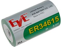Bateria litowa 3,6V EVE D fi32,9x61,5mm 19000mAh