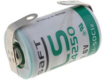 Bateria litowa 3,6V/1200mAh rozmiar 1/2AA SAFT blaszki