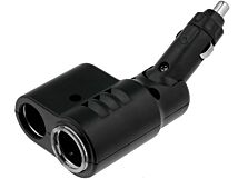 Rozgałęźnik gniazda zapalniczki samochodowej x2 z podświetleniem Rozgałęźnik gniazda zapalniczki samochodowej x2 z podświetleniem