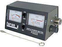 Miernik SWR FARUN FS222 Zakres: 3,5..150MHz 10W/100W Miernik SWR FARUN FS222 Zakres: 3,5..150MHz 10W/100W