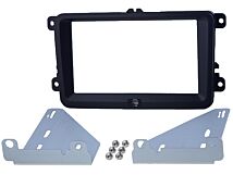 Ramka radiowa 2DIN Seat, Skoda, VW kolor czarny Ramka radiowa 2DIN Seat, Skoda, VW kolor czarny