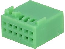 Obudowa złącza Quadlock wtyk 12pin zielony