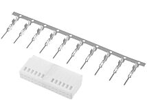 Obudowa wtyku Quadlock typu 24pin z zestawem 10 pinów Obudowa wtyku Quadlock typu 24pin z zestawem 10 pinów