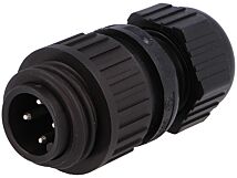 Złącze okrągłe CA 3+PE HIRSCHMANN IP67 wtyk męski na przewód