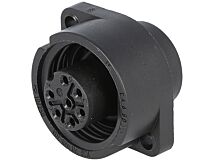 Złącze okrągłe CA 6+PE HIRSCHMANN IP67 gniazdo żeńskie na panel Złącze okrągłe CA 6+PE HIRSCHMANN IP67 gniazdo żeńskie na panel