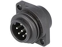 Złącze okrągłe CA 6+PE HIRSCHMANN IP67 gniazdo męskie na panel Złącze okrągłe CA 6+PE HIRSCHMANN IP67 gniazdo męskie na panel