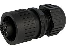 Złącze okrągłe CA 6+PE HIRSCHMANN IP67 wtyk żeński na przewód Złącze okrągłe CA 6+PE HIRSCHMANN IP67 wtyk żeński na przewód