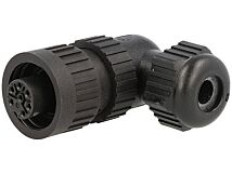 Złącze okrągłe CA 6+PE HIRSCHMANN IP67 wtyk kątowy żeński na przewód Złącze okrągłe CA 6+PE HIRSCHMANN IP67 wtyk kątowy żeński na przewód