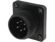 Złącze okrągłe CM 02 E 14S-6 P 6pin IP67 gniazdo męskie