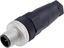 Wtyk męski prosty M12 5pin HIRSCHMANN dławik PG7