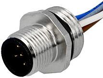 Gniazdo męskie M12 5pin HIRSCHMANN kod A-DeviceNet / CANopen IP67