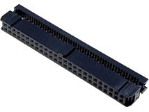 Wtyk żeński IDC z dociskiem przewodu 50pin