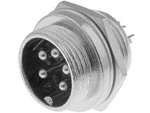 Gniazdo mikrofonowe męskie 5PIN na panel Gniazdo mikrofonowe męskie 5PIN na panel