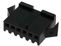 Wtyk przewód-przewód żeński 6pin bez styków 2,5mm NPP 250V Wtyk przewód-przewód żeński 6pin bez styków 2,5mm NPP 250V