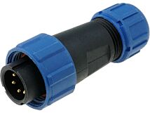 Złącze okrągłe WEIPU wtyk SP13 męski 6PIN IP68 125V na przewód Złącze okrągłe WEIPU wtyk SP13 męski 6PIN IP68 125V na przewód