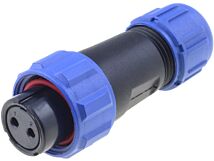 Złącze okrągłe WEIPU wtyk SP13 żeński 2PIN IP68 250V na przewód Złącze okrągłe WEIPU wtyk SP13 żeński 2PIN IP68 250V na przewód