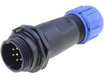 Złącze okrągłe WEIPU wtyk SP13 męski 7PIN IP68 125V na przewód