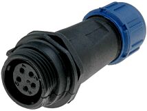 Złącze okrągłe WEIPU wtyk SP13 żeński 5PIN IP68 180V na przewód