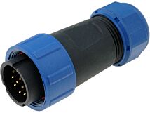 Złącze okrągłe WEIPU wtyk SP21 męski 12PIN IP68 400V na przewód