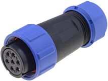 Złącze okrągłe WEIPU wtyk SP21 żeński 7PIN IP68 500V na przewód