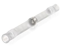 Motocyklowy łącznik termokurczliwy z tuleją cynową biały 1,5mm