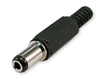 Wtyk żeński zasilający z osłoną kabla DC 2,1/5,5/9mm Wtyk żeński zasilający z osłoną kabla DC 2,1/5,5/9mm