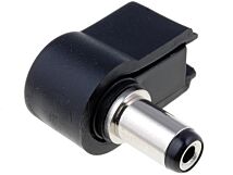 Wtyk zasilający DC żeński kątowy 2.1/5.5mm dł.=9mm