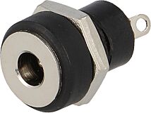 Gniazdo zasilające DC męskie 3,4/1,4mm lutowanie na panel