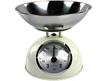 Waga kuchenna w stylu retro KS60 do 5kg kremowa Waga kuchenna w stylu retro KS60 do 5kg kremowa