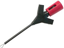 Chwytak pomiarowy cęgowy 2A 60VDC czerwony 0,64mm Chwytak pomiarowy cęgowy 2A 60VDC czerwony 0,64mm