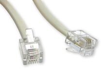 Kabel telefoniczny WW 4c/6p (RJ11) 15m biały Kabel telefoniczny WW 4c/6p (RJ11) 15m biały