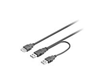 Kabel 2xUSB do urządzeń o dużym poborze mocy