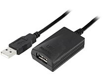 Repeater (przedłużacz) aktywny USB 2.0 z kablem 10m Repeater (przedłużacz) aktywny USB 2.0 z kablem 10m