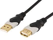 Kabel 5m USB 2.0 DIGITUS wtyk męski A - wtyk żeński A Kabel 5m USB 2.0 DIGITUS wtyk męski A - wtyk żeński A